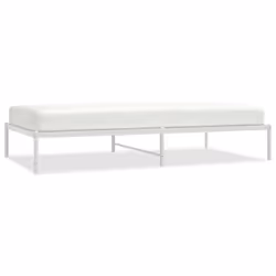 vidaXL Metal Bed Frame with Headboard Bedroom Metal Platform Bed Base Bedstead - 107 x 203 cm, without headboard