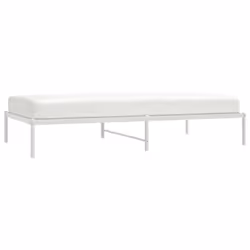 vidaXL Metal Bed Frame with Headboard Bedroom Metal Platform Bed Base Bedstead - 107 x 203 cm, without headboard