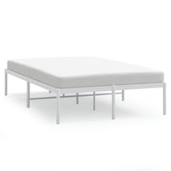 vidaXL Metal Bed Frame with Headboard Bedroom Metal Platform Bed Base Bedstead - 196 x 125 x 31 cm, without headboard