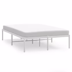 vidaXL Metal Bed Frame with Headboard Bedroom Metal Platform Bed Base Bedstead - 196 x 125 x 31 cm, without headboard