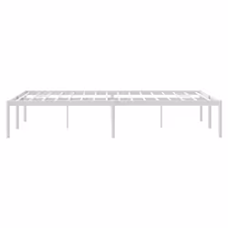 vidaXL Metal Bed Frame with Headboard Bedroom Metal Platform Bed Base Bedstead - 196 x 125 x 31 cm, without headboard - Additional view 6