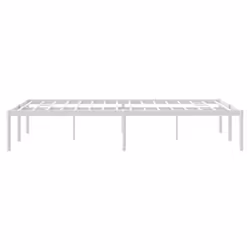 vidaXL Metal Bed Frame with Headboard Bedroom Metal Platform Bed Base Bedstead - 207 x 125 x 31 cm, without headboard - Additional view 7