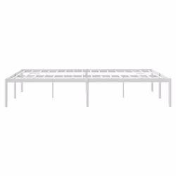 vidaXL Metal Bed Frame with Headboard Bedroom Metal Platform Bed Base Bedstead - 196 x 146 x 31 cm, without headboard - Additional view 6