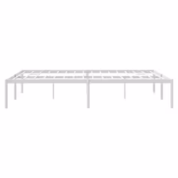 vidaXL Metal Bed Frame with Headboard Bedroom Metal Platform Bed Base Bedstead - 207 x 146 x 31 cm, without headboard - Additional view 6