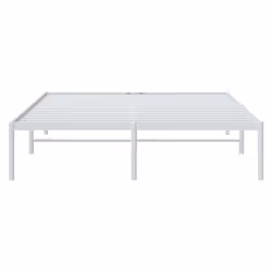 vidaXL Metal Bed Frame with Headboard Bedroom Metal Platform Bed Base Bedstead - 207 x 166 x 31 cm, without headboard - Additional view 6