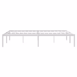 vidaXL Metal Bed Frame with Headboard Bedroom Metal Platform Bed Base Bedstead - 207 x 166 x 31 cm, without headboard - Additional view 7