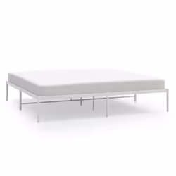 vidaXL Metal Bed Frame with Headboard Bedroom Metal Platform Bed Base Bedstead - 180 x 200 cm, without headboard - Additional view 3