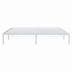 vidaXL Metal Bed Frame with Headboard Bedroom Metal Platform Bed Base Bedstead - 193 x 203 cm, without headboard - Additional view 5