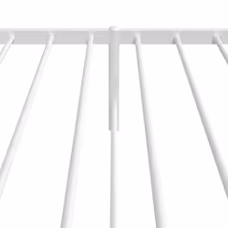 vidaXL Metal Bed Frame with Headboard Bedroom Metal Platform Bed Base Bedstead - 107 x 203 cm, with headboard - Additional view 8