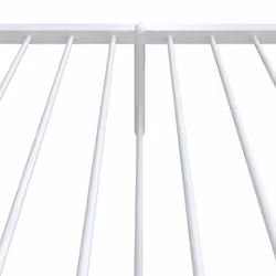 vidaXL Metal Bed Frame with Headboard Bedroom Metal Platform Bed Base Bedstead - 207 x 84.5 x 90.5 cm, with headboard & footboard - Additional view 7