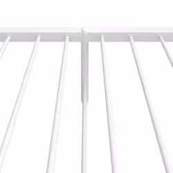 vidaXL Metal Bed Frame with Headboard Bedroom Metal Platform Bed Base Bedstead - 207 x 104.5 x 90.5 cm, with headboard & footboard - Additional view 8