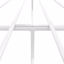 vidaXL Metal Bed Frame with Headboard Bedroom Metal Platform Bed Base Bedstead - 160 x 200 cm, with headboard & footboard - Additional view 8