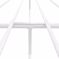 vidaXL Metal Bed Frame with Headboard Bedroom Metal Platform Bed Base Bedstead - 193 x 203 cm, with headboard & footboard - Additional view 7