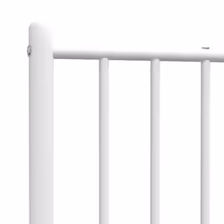 vidaXL Metal Headboard Bed Header Bedroom Furniture Decor Metal Bed Headboard - white, 104.5 x 3 x 90 cm - Additional view 5