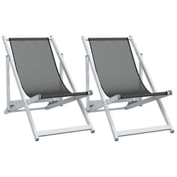 VidaXL 360167 outdoor chair Terrace Aluminium, Textile Grey