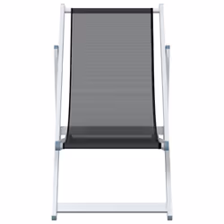 VidaXL 360167 outdoor chair Terrace Aluminium, Textile Grey - Additional view 4