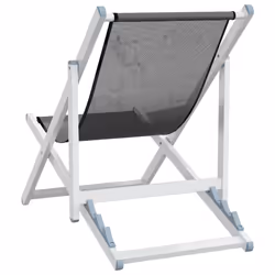 VidaXL 360167 outdoor chair Terrace Aluminium, Textile Grey - Additional view 6