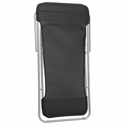 vidaXL Folding Beach Chairs Lounger 2 pcs Textilene and Powder-coated Steel - black - Additional view 7