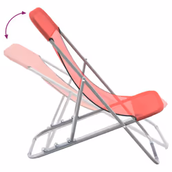 VidaXL 360189 outdoor chair Terrace Steel Red - Additional view 7