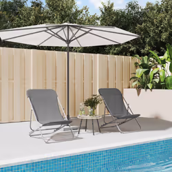 VidaXL 360190 outdoor chair Terrace Steel Grey