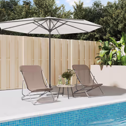 VidaXL 360191 outdoor chair Terrace Steel Brown