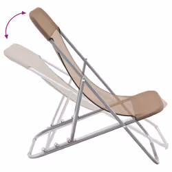 VidaXL 360193 outdoor chair Terrace Steel Taupe - Additional view 7