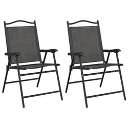VidaXL 360197 outdoor chair Terrace Padded seat Steel, Textile Grey