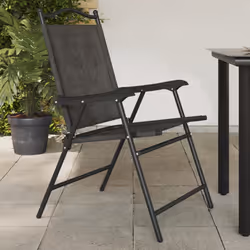 VidaXL 360197 outdoor chair Terrace Padded seat Steel, Textile Grey