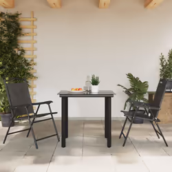 VidaXL 360197 outdoor chair Terrace Padded seat Steel, Textile Grey