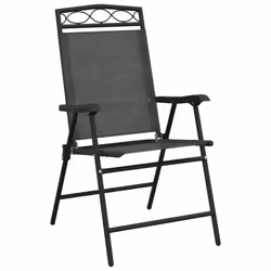 VidaXL 360200 outdoor chair Terrace Padded seat Steel, Textile Grey - Additional view 4