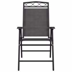 VidaXL 360200 outdoor chair Terrace Padded seat Steel, Textile Grey - Additional view 5