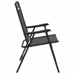 VidaXL 360200 outdoor chair Terrace Padded seat Steel, Textile Grey - Additional view 6
