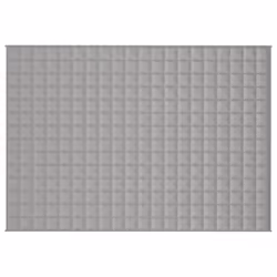 vidaXL Weighted Blanket Bedding Anxiety Blanket Bedroom Quilt Blanket Fabric - grey, 135 x 200 cm/10 kg - Additional view 2
