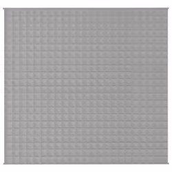 vidaXL Weighted Blanket Bedding Anxiety Blanket Bedroom Quilt Blanket Fabric - grey, 220 x 240 cm/15 kg - Additional view 2