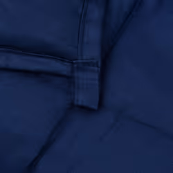 vidaXL Weighted Blanket Bedding Anxiety Blanket Bedroom Quilt Blanket Fabric - blue, 137 x 200 cm/6 kg - Additional view 4