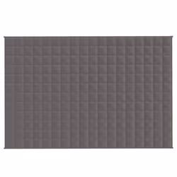 vidaXL Weighted Blanket Bedding Anxiety Blanket Bedroom Quilt Blanket Fabric - grey, 122 x 183 cm/9 kg - Additional view 2