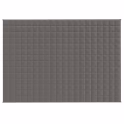 vidaXL Weighted Blanket Bedding Anxiety Blanket Bedroom Quilt Blanket Fabric - grey, 135 x 200 cm/10 kg - Additional view 2