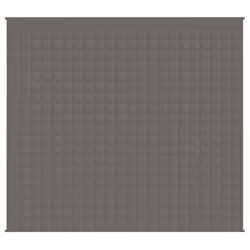 vidaXL Weighted Blanket Bedding Anxiety Blanket Bedroom Quilt Blanket Fabric - grey, 200 x 230 cm/9 kg - Additional view 2