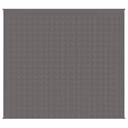 vidaXL Weighted Blanket Bedding Anxiety Blanket Bedroom Quilt Blanket Fabric - grey, 200 x 230 cm/13 kg - Additional view 2