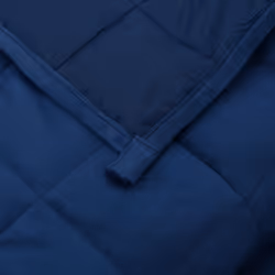 vidaXL Weighted Blanket Bedding Anxiety Blanket Bedroom Quilt Blanket Fabric - blue, 137 x 200 cm/6 kg - Additional view 4