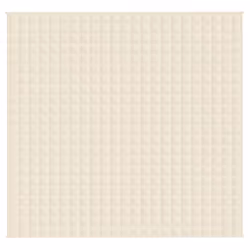 vidaXL Weighted Blanket Bedding Anxiety Blanket Bedroom Quilt Blanket Fabric - cream, 230 x 220 cm/15 kg - Additional view 2