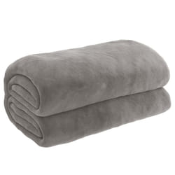 vidaXL Weighted Blanket with Cover Bedroom Quilt Blanket Bedding Grey Fabric - 122x183 cm, 9 kg