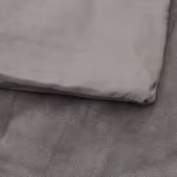 vidaXL Weighted Blanket with Cover Bedroom Quilt Blanket Bedding Grey Fabric - 135x200 cm, 6 kg - Additional view 4