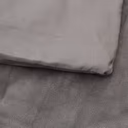 vidaXL Weighted Blanket with Cover Bedroom Quilt Blanket Bedding Grey Fabric - 135x200 cm, 10 kg - Additional view 4