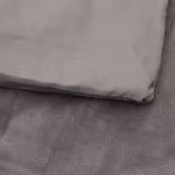 vidaXL Weighted Blanket with Cover Bedroom Quilt Blanket Bedding Grey Fabric - 152x203 cm, 7 kg - Additional view 4