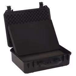 vidaXL Portable Flight Case Black PP Tool Box Protective Hard Case Carry Case - 47 x 36 x 18 cm