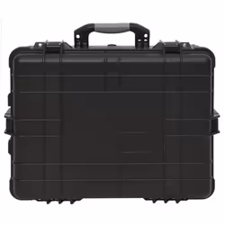 vidaXL Wheeled Flight Case Black 58x45x27 cm PP Tool Box Protective Hard Case - Additional view 4