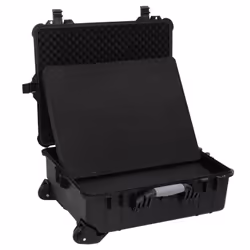 vidaXL Wheeled Flight Case Black 63x50x23 cm PP Flight Case Storage Handle - Additional view 4