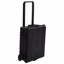 vidaXL Wheeled Flight Case Black 63x50x23 cm PP Flight Case Storage Handle - Additional view 6