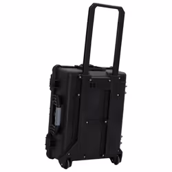 vidaXL Wheeled Flight Case Black 63x50x23 cm PP Flight Case Storage Handle - Additional view 7